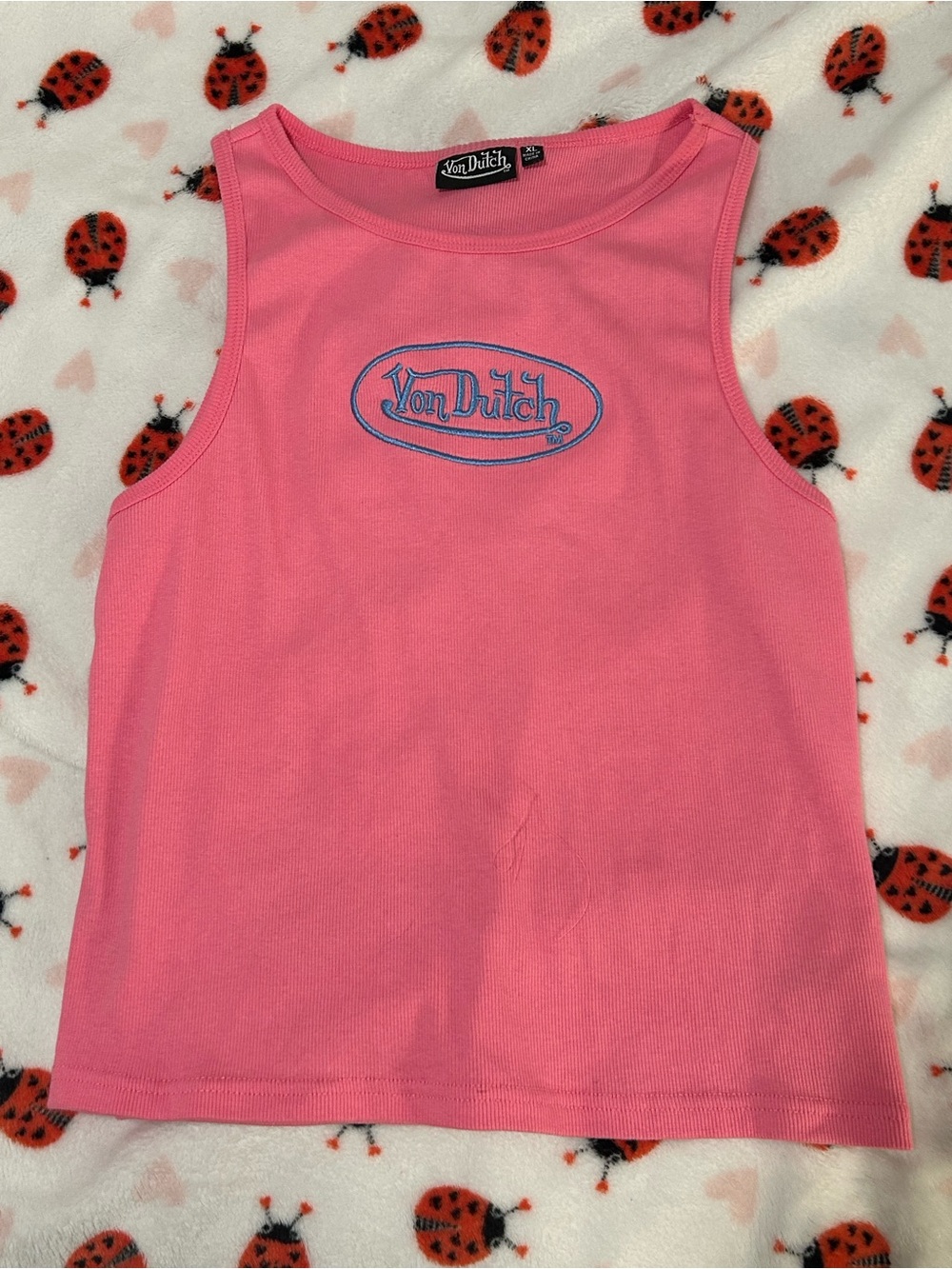 Authentic Von Dutch Pink Tank Top